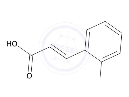 Chemical structure of 2-Nitrocinnamic Acid