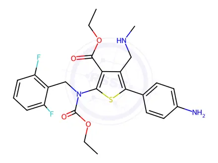 Chemical structure of Relugolix Impurity 304
