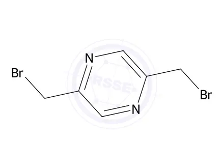 Chemical structure of 2,5-Bis(bromomethyl)pyrazine
