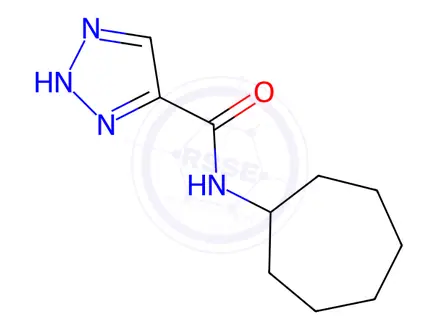 Chemical structure of n-Cycloheptyl-1h-1,2,3-triazole-4-carboxamide