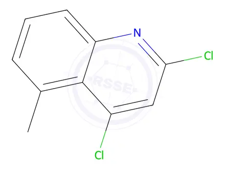 Chemical structure of 2,4-Dichloro-5-methylquinoline