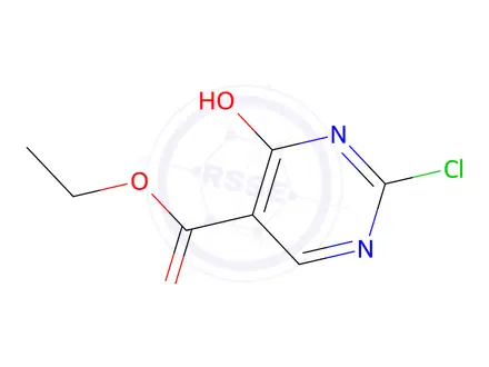 Chemical structure of ethyl 2-chloro-4-hydroxypyrimidine-5-carboxylate