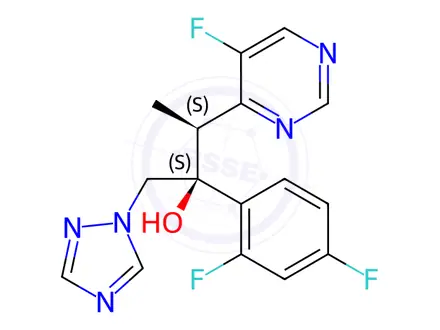 Chemical structure of Voriconazole Impurity 7
