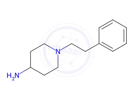 Chemical structure of 1-phenethylpiperidin-4-amine