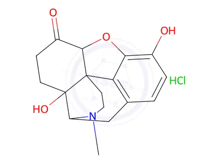 Chemical structure of Oxymorphone hydrochloride