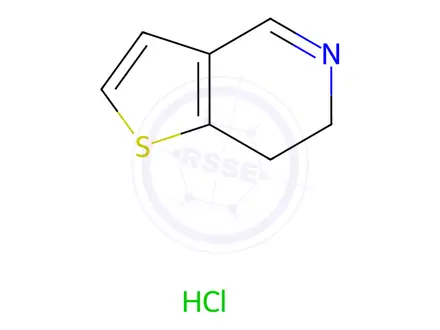 Chemical structure of 6,7-Dihydrothieno[3,2-c]pyridine Hydrochloride