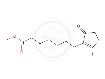 Chemical structure of Methyl 7-(2-bromo-5-oxocyclopenten-1-yl)heptanoate