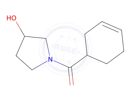 Chemical structure of 1-(cyclohex-3-ene-1-carbonyl)pyrrolidin-3-ol