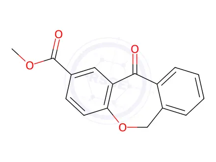 Chemical structure of Methyl 11-oxo-6,11-dihydrodibenzo[b,e]oxepine-2-carboxylate