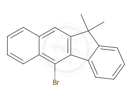 Chemical structure of 5-Bromo-11,11-dimethyl-11H-Benzo[b]fluorene