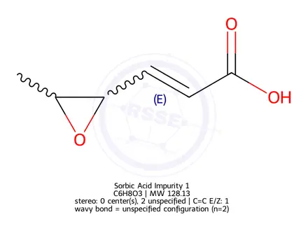 Chemical structure of 3-(3-Methyloxiran-2-Yl)Acrylic Acid