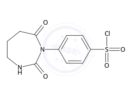 Chemical structure of 4-(2,7-Dioxo-1,3-diazepan-1-yl)benzene-1-sulfonyl chloride