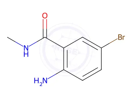 Chemical structure of 2-Amino-5-bromo-N-methylbenzamide