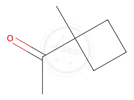 Chemical structure of 1-(1-Methylcyclobutyl)ethan-1-one