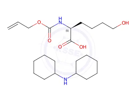 Chemical structure of Aloc-l-nle(6-oh)-oh dcha