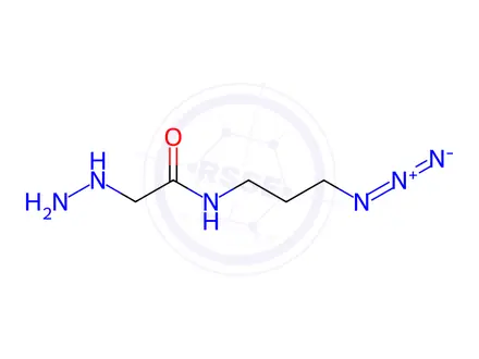 Chemical structure of N-(3-Azidopropyl)-2-hydrazinylacetamide
