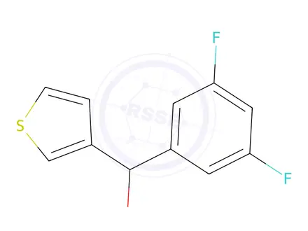 Chemical structure of (3,5-Difluorophenyl)(thiophen-3-yl)methanol