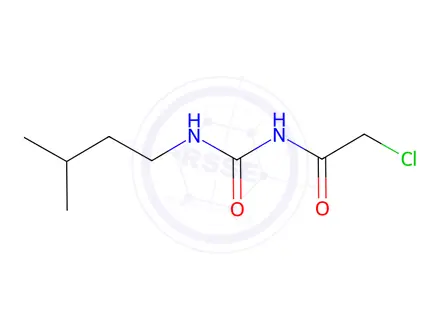 Chemical structure of 3-(2-chloroacetyl)-1-(3-methylbutyl)urea