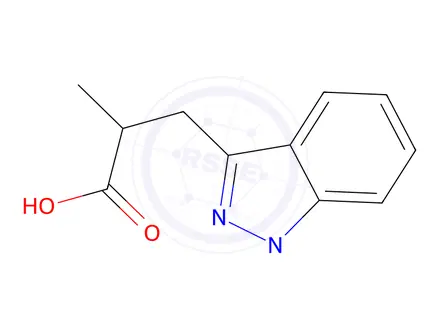 Chemical structure of 2-Methyl-3-(1-methyl-1h-indazol-3-yl)propanoic acid