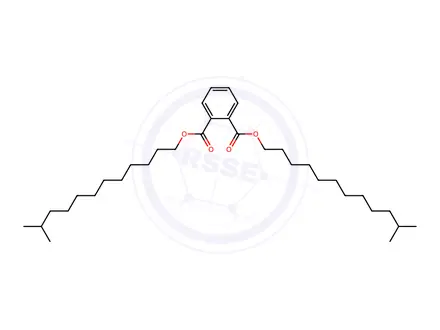 Chemical structure of diisotridecyl phthalate