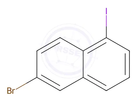 Chemical structure of 6-Bromo-1-iodonaphthalene