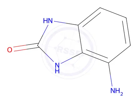 Chemical structure of 4-Amino-1,3-dihydro-2H-benzimidazol-2-one