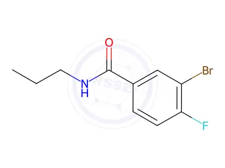 Chemical structure of N-Propyl 3-Bromo-4-fluorobenzamide