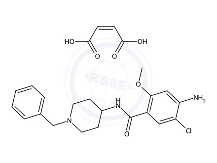 Chemical structure of Clebopride Maleate