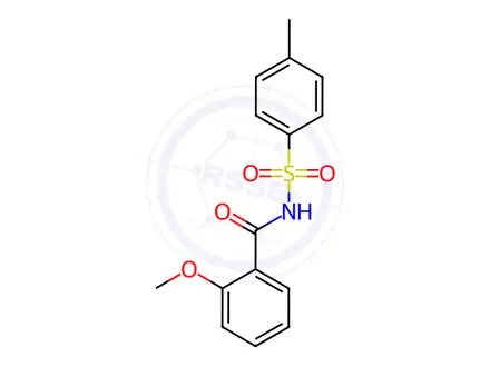 Chemical structure of Benzamide, 2-methoxy-N-[(4-methylphenyl)sulfonyl]-