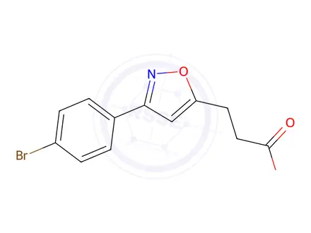 Chemical structure of 3-(3-(4-Bromophenyl)Isoxazol-5-Yl)Propanoic Acid