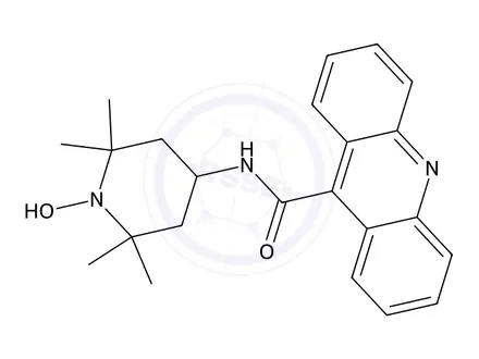 Chemical structure of 4-((9-Acridinecarbonyl)amino)-2,2,6,6-tetramethylpiperidin-1-oxyl free radical