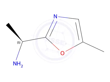 Chemical structure of (S)-1-(5-Methyloxazol-2-yl)ethan-1-amine