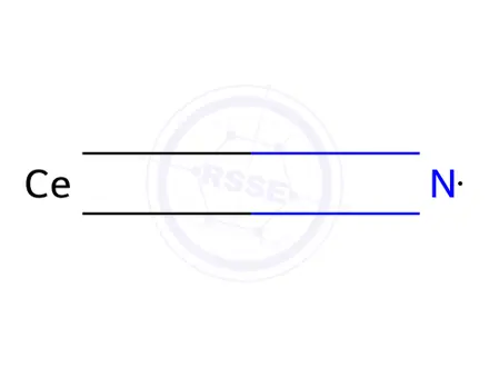 Chemical structure of Cerium nitride (99.9%-Ce)