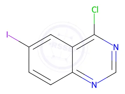 Chemical structure of 4-Chloro-6-iodoquinazoline