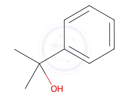 Chemical structure of 2-Phenyl-2-propanol