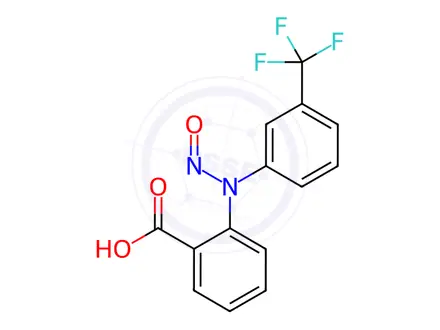 Chemical structure of Flufenamic Acid Impurity 30 (N-Nitroso Flufenamic Acid)