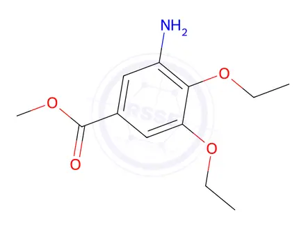 Chemical structure of Methyl 3-amino-4,5-diethoxybenzoate