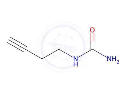 Chemical structure of N-carbaMoylbut-3-ynaMide