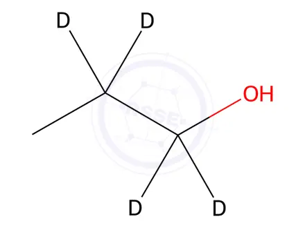 Chemical structure of n-Propyl-1,1,2,2-d4 Alcohol