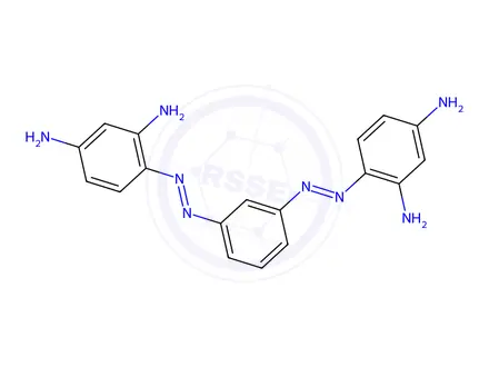 Chemical structure of Bismarck Brown