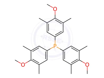 Chemical structure of Tris(4-methoxy-3,5-dimethylphenyl)phosphine