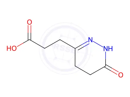 Chemical structure of 3-(6-Oxo-1,4,5,6-tetrahydropyridazin-3-yl)propanoic Acid