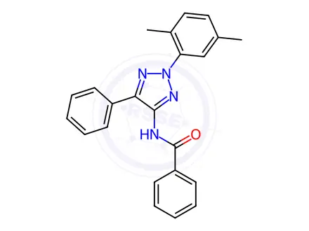 Chemical structure of N-(2-(2,5-Dimethylphenyl)-5-phenyl-2H-1,2,3-triazol-4-yl)benzamide