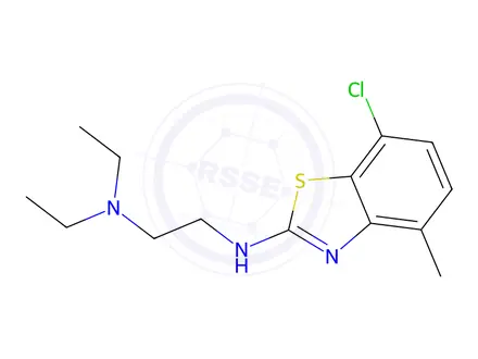 Chemical structure of n'-(7-chloro-4-methyl-1,3-benzothiazol-2-yl)-n,n-diethylethane-1,2-diamine
