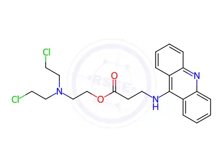 Chemical structure of Amustaline Dihydrochloride