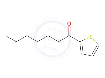 Chemical structure of 2-(N-HEPTANOYL)THIOPHENE