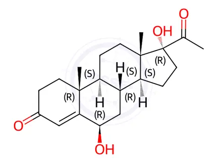 Chemical structure of Progesterone Impurity 175