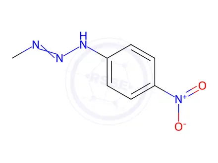 Chemical structure of 3-Methyl-1-(4-nitrophenyl)triazene