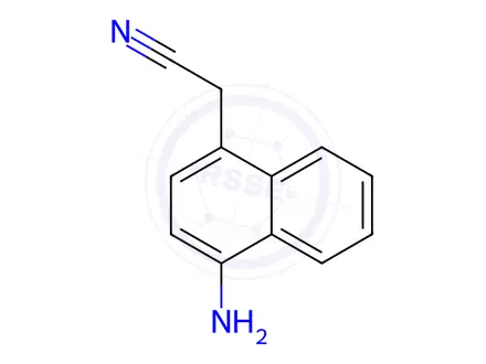 Chemical structure of 1-Aminonaphthalene-4-acetonitrile
