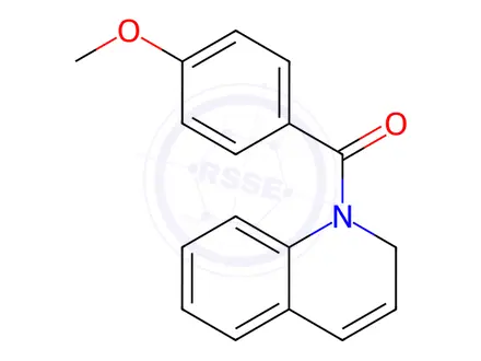 Chemical structure of 1-(p-Methoxybenzoyl)-1,2-dihydroquinoline
